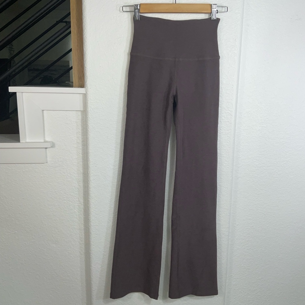 Beyond Yoga Mauve Flare Leg Pants